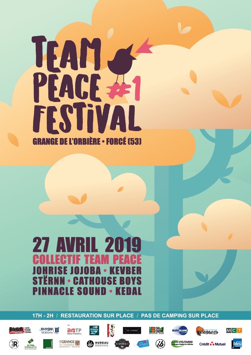 Team Peace Festival Affiche Team Peace Festival Affiche